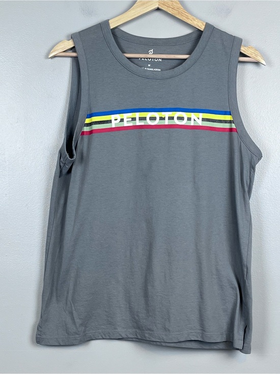 Peloton Tops - Peloton Women's Graphic Print Spellout Performance Tank Top Size M; Gym, Sports